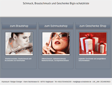 Tablet Screenshot of bigis-schatzkiste.de